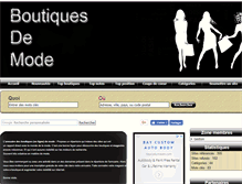 Tablet Screenshot of boutiques-mode.com